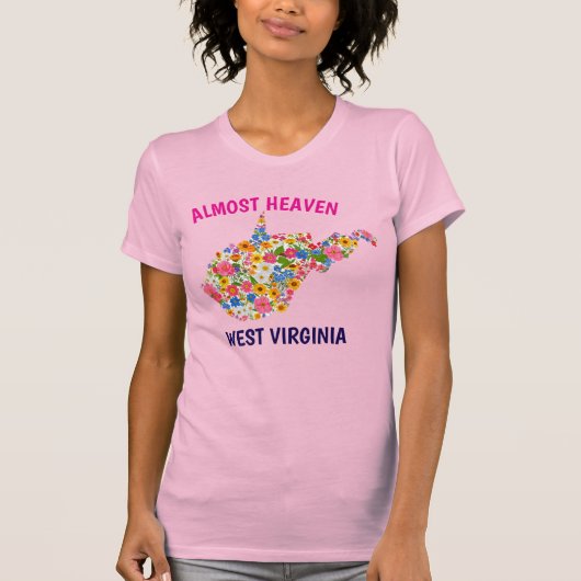 Almost Heaven West Virginia T-shirt (Voorkant)