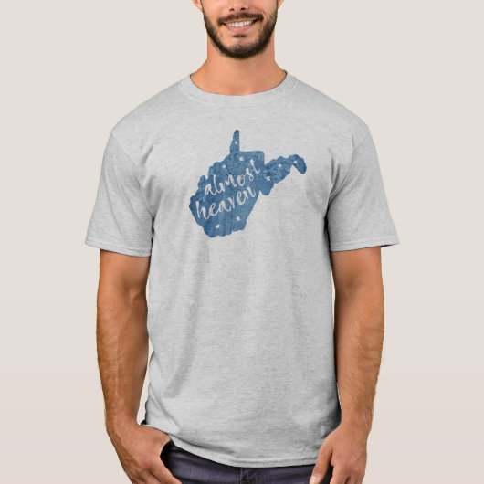 Almost Heaven West Virginia T-shirt (Voorkant)
