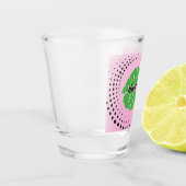 "Almost Married" Groen van Jaloezie Heet Geblakerd Shot Glas (Links)