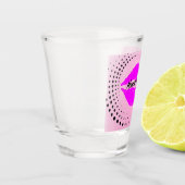 "Almost Married" Paarse Passie Kus Shot Glas (Links)