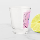 "Almost Married" Pastel Feestje Kus Verlopen Lippe Shot Glas (Links)