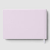 Almost Pink Hydrangea Celebration of Life Memorial Gastenboek (Achterkant)