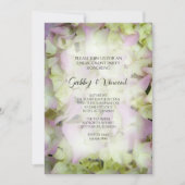 Almost Pink Hydrangea Engagement Party Kaart (Voorkant)