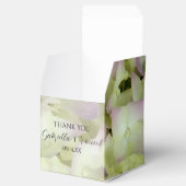 Almost Pink Hydrangea Floral Wedding Bedankdoosjes (Geopend)