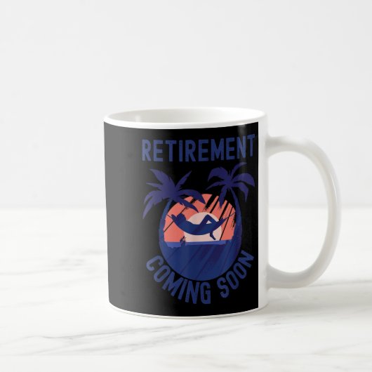 Almost Retired Retivation Coming Soon Funny Retiri Koffiemok (Rechts)