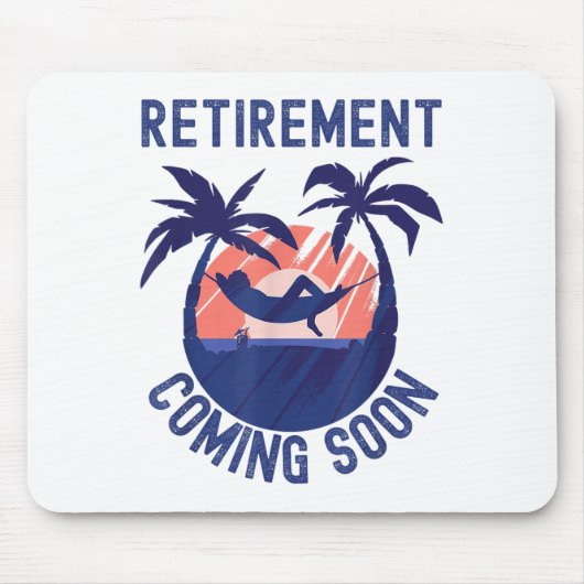 Almost Retired Retivation Coming Soon Funny Retiri Muismat (Voorkant)