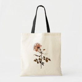 Almost Wild Botanical Rose Tote Bag