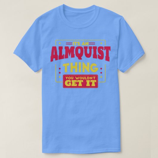 Almquist T-shirt (Design voorkant)
