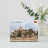 Almudaina-paleis in Palma de Mallorca Briefkaart (Staand voorkant)