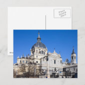 Almudena Cathedraal in Madrid Briefkaart (Voorkant / Achterkant)