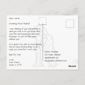 Almudena kathedraal in Madrid Spanje Modern Briefkaart (Achterkant)