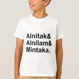 Alnitak Alnilam Mintaka | 3 sterren van de gordel T-shirt