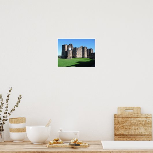 Alnwick Castle, Northumberland, Engeland Poster (Keuken)