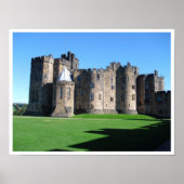 Alnwick Castle, Northumberland, Engeland Poster (Voorkant)