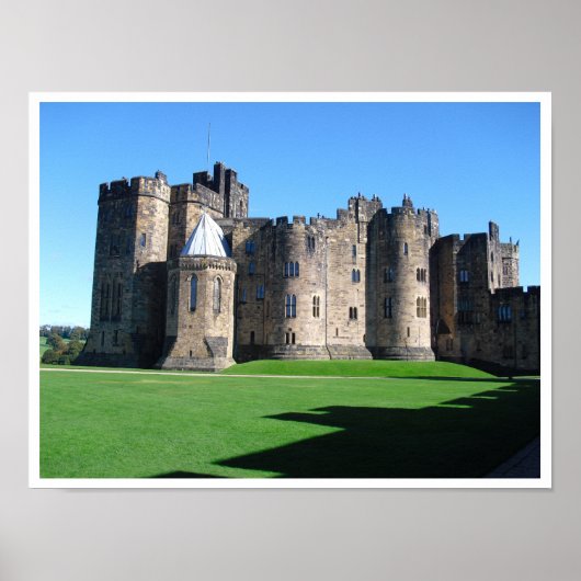 Alnwick Castle, Northumberland, Engeland Poster (Voorkant)