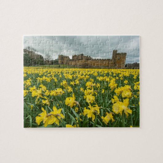 Alnwick Castle , Northumberland, Verenigd Koninkri Legpuzzel (Horizontaal)