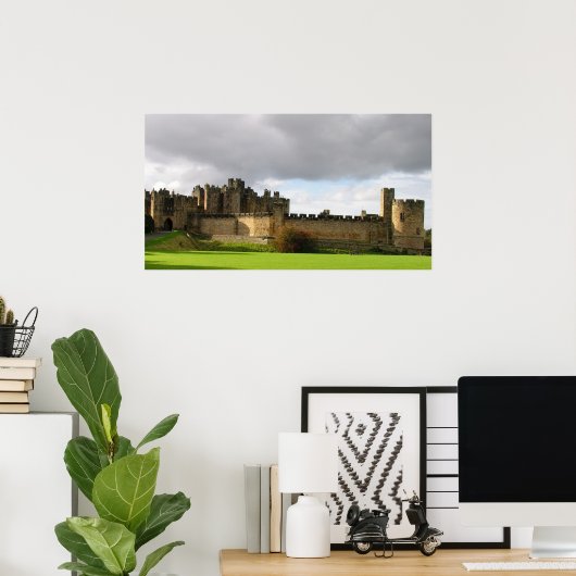 Alnwick Castle Poster (Thuiskantoor)