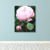 Alnwick Castle Roos Canvas Afdruk (Insitu (Houten vloer))