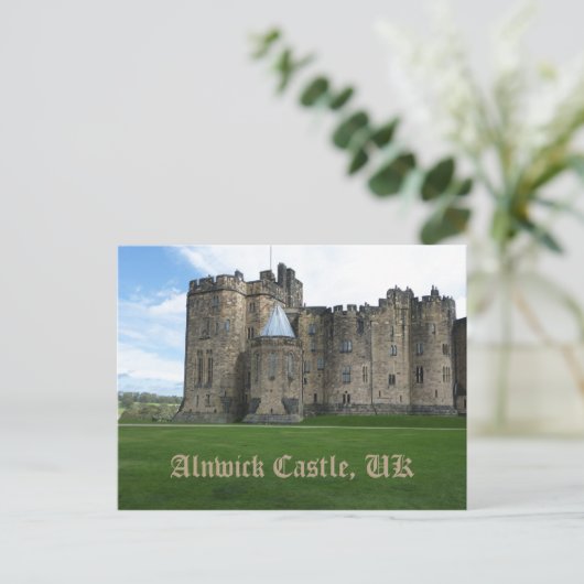 Alnwick Castle UK Briefkaart (Staand voorkant)