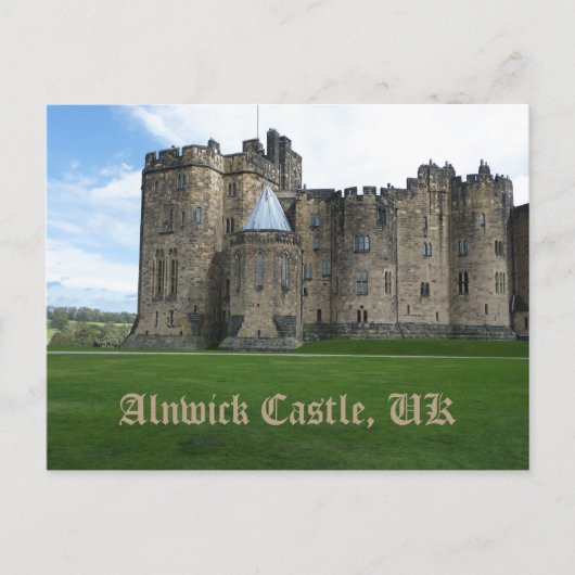 Alnwick Castle UK Briefkaart (Voorkant)