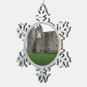 Alnwick Castle UK Tin Sneeuwvlok Ornament (Rechts)