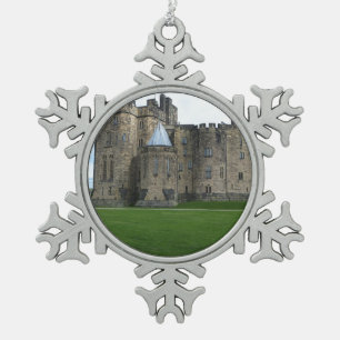 Alnwick Castle UK Tin Sneeuwvlok Ornament