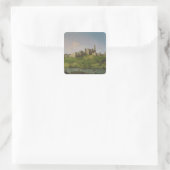 Alnwick Castle Vierkante Sticker (Tas)