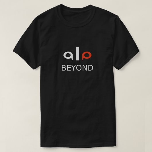 ALO Beyond – Minimalist Modern Typography T-Shirt (Design voorkant)