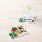 ALO-HO-HO-HA Hawaiian Tropische anananas Beverage Kartonnen Onderzetters (Insitu)