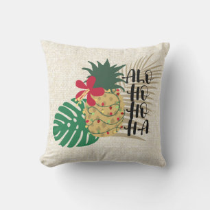 ALO-HO-HO-HA Hawaiian Tropische ananas Buitenkussen