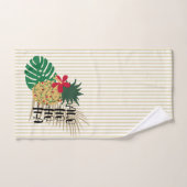 ALO-HO-HO-HA Hawaiian Tropische ananas Handdoek (Handdoek)