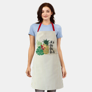 ALO-HO-HO-HA Hawaiian Tropische ananas Schort