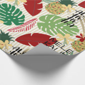 ALO-HO-HO-HA Tropische Holiday  Cadeaupapier (Hoek)