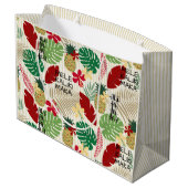 ALO-HO-HO-HA Tropische Holiday Groot Cadeauzakje (Achterkant Gekanteld)