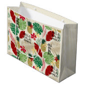 ALO-HO-HO-HA Tropische Holiday Groot Cadeauzakje (Voorkant Gekanteld)