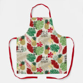 ALO-HO-HO-HA Tropische Holiday Schort (Voorkant)