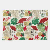 ALO-HO-HO-HA Tropische Holiday Theedoek (Horizontaal)