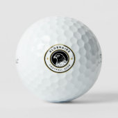 Alodenaire Bird Logo – Dynamisch golfembleem Golfballen (Voorkant)