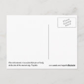 Aloe arborescens Briefkaart (Achterkant)