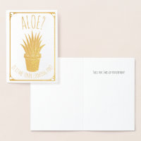 Aloë Ben ik het die je zoekt? Verlate verjaardag