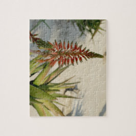 Aloe bloem foto Puzzle met cadeaudoos Legpuzzel