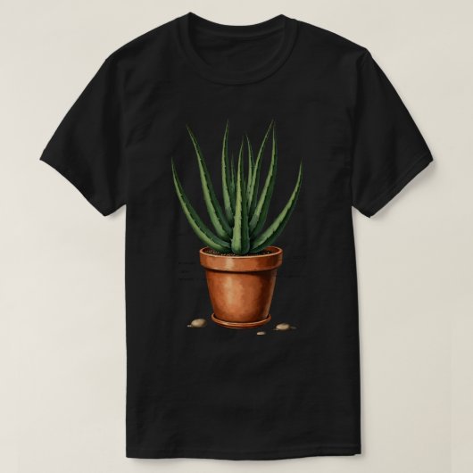 Aloe Botanisch T-shirt (Design voorkant)