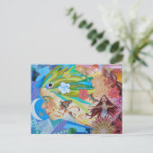 Aloe Collage Briefkaart (Staand voorkant)