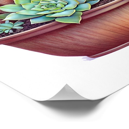 Aloë daar | Aloë Vera Pun Poster (Hoek)