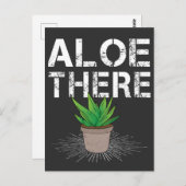 Aloe daar Cactus Succulent Gardening Plant Pun Briefkaart (Voorkant / Achterkant)