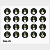 Aloe Daar Funny Aloe Vera Pun Ronde Sticker (Vel)