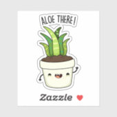 Aloe Daar Funny Aloe Vera Pun Sticker (Vel)