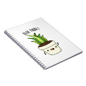 Aloe Daar Grappige Aloe Vera Grappenmakerij Notitieboek (Rechterzijde)