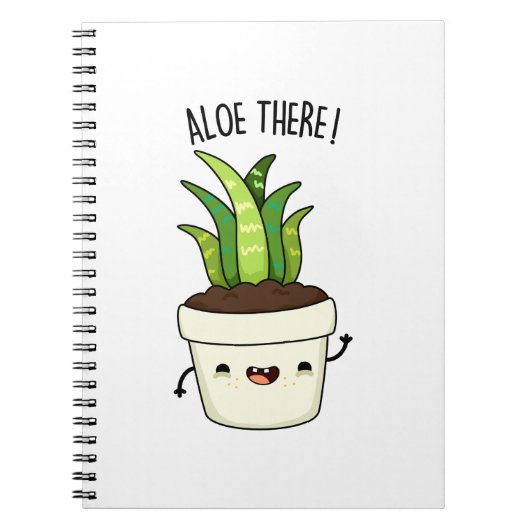 Aloe Daar Grappige Aloe Vera Grappenmakerij Notitieboek (Voorkant)