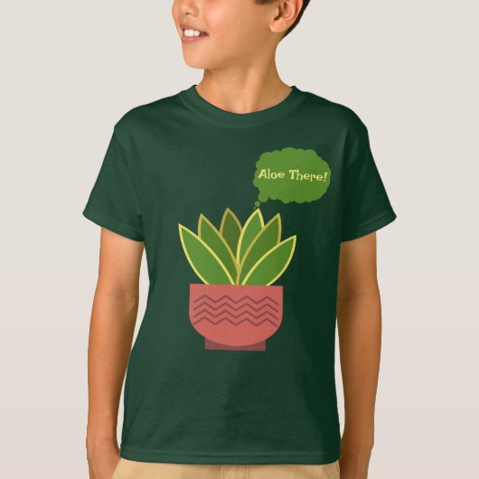 "Aloe daar!" Jongen T-shirt (Voorkant)